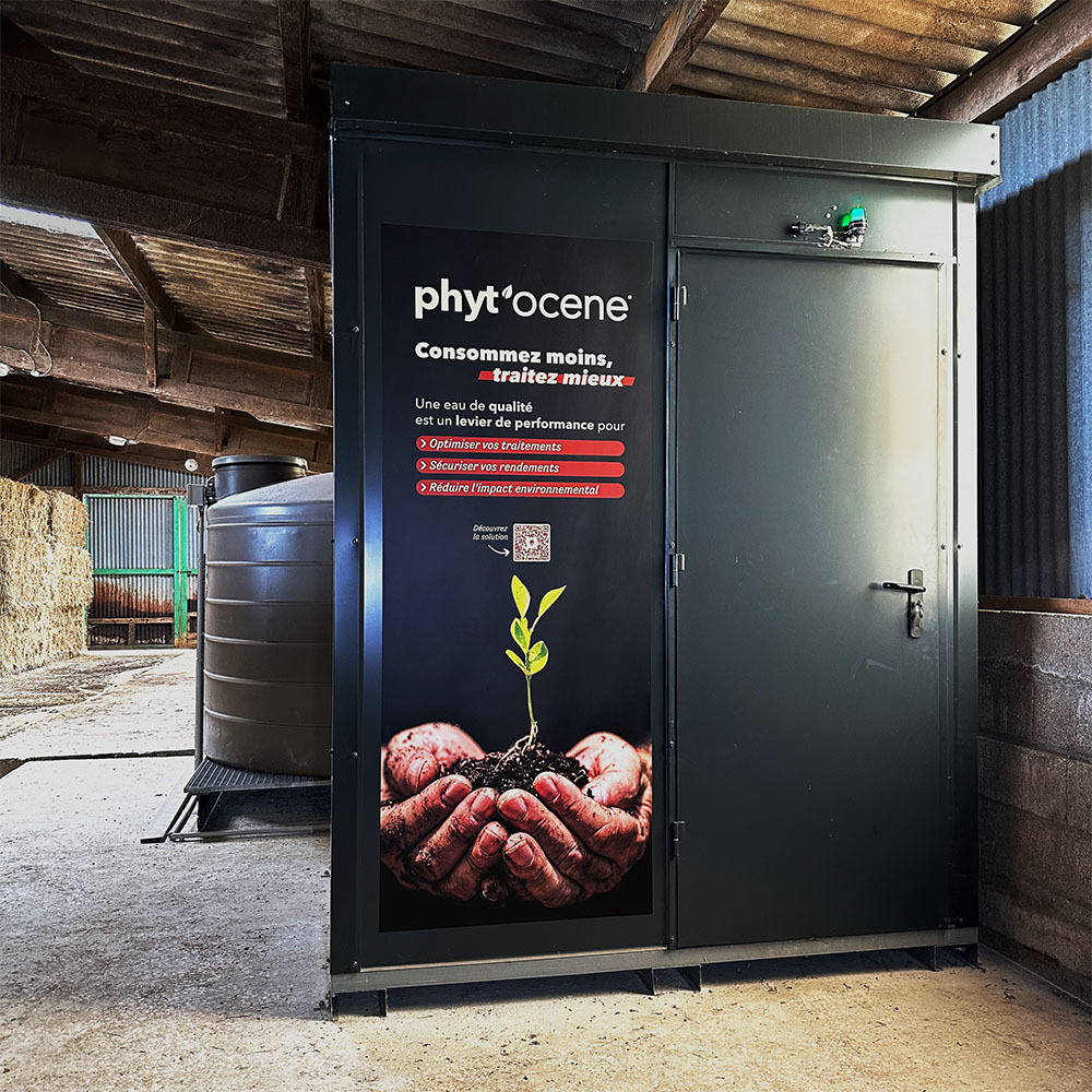 container Phyt'OCENE chez un client